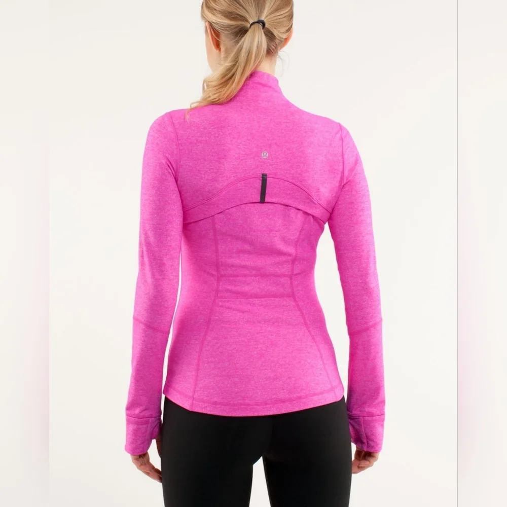Women's Pink Zip-Up Jacket - Picture 2 of 12